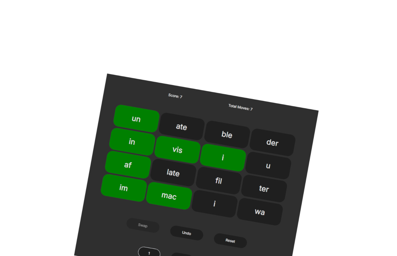 Syllablast Game